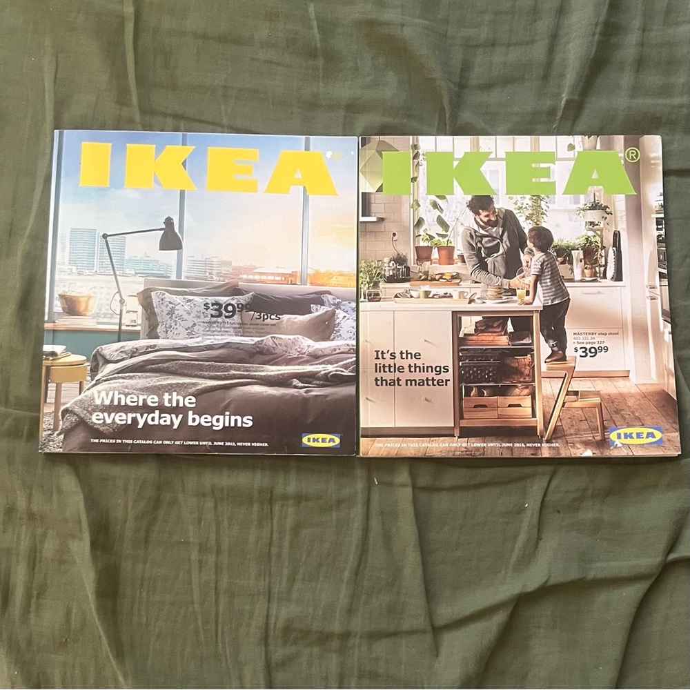 IKEA Catalog 2015 2016 Set of 2